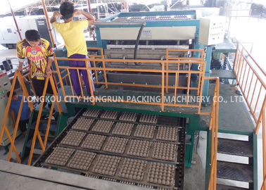 High Efficiency Pulp Molding Machine , Paper Egg Tray Making Machine