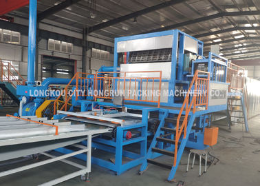 Automatic Pulp Molding Machine , 104KW Rotary Egg Box Making Machine